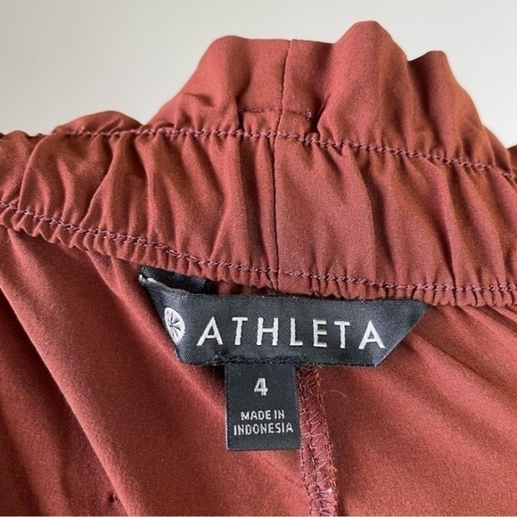 Athleta Skyline Pant II‎ Paper Bag Ankle Red High Rise - Picture 6 of 9
